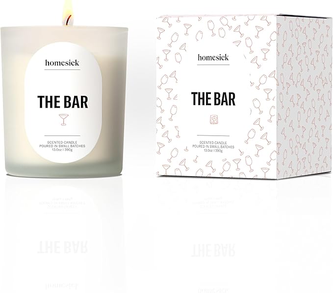 Homesick The Bar Scented Candle – 13 oz Soy Wax Candle by Homesick