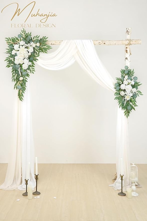 Artificial Arch Flowers Kit, Ceremony and Reception Background Rose Decoration - Image 2