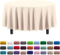 Party Solids 12-Pack Premium Plastic 84-Inch Round Tablecloth by Exquisite