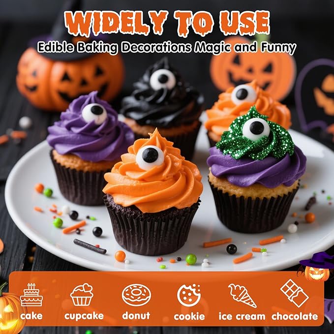 Edible Halloween Sprinkles, 130g/4.58ounce, Monster Sprinkle Perfect - Image 4