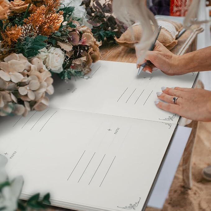 Vienrose Wedding Guest Book Polaroid Guest Book Photo GuestBook Sign in book - Image 6