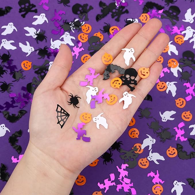 MARFOREVER Halloween Glitter Confetti Decorations, Halloween Party Confetti - Image 3