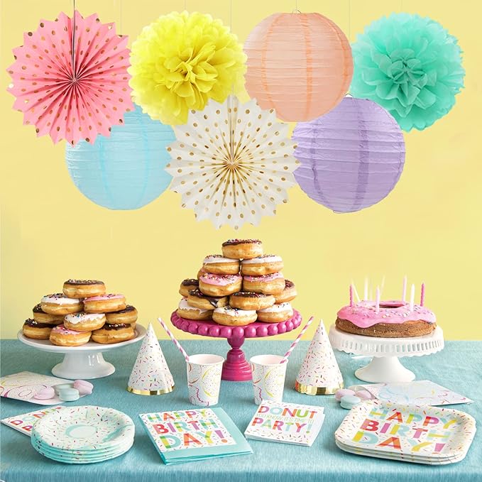 Pastel Rainbow Party Decorations Streamers - Image 7