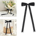 AIMUDI Black Bow 5 × 10" Satin Bow by AIMUDI
