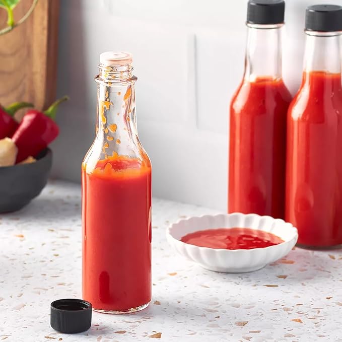 Ahhute Sauce Bottles, 5oz Small Olive Oil Bottles - Image 4