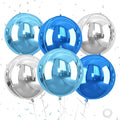 Giant 4D Foil Balloons, 22 Inch Big Round Foil Balloon by Saxuxu