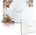 Mr&MrsGifts Elegant Wedding Guest Book Wedding Reception Hard Cover Guest Sign by MrMrsGifts