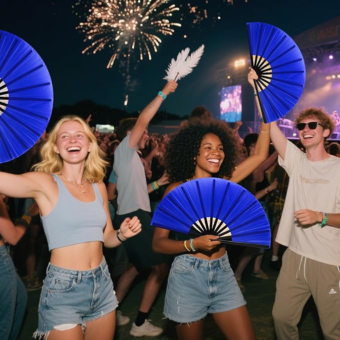 13inch Large Rave Fan Popping Clacking Fans - Image 5