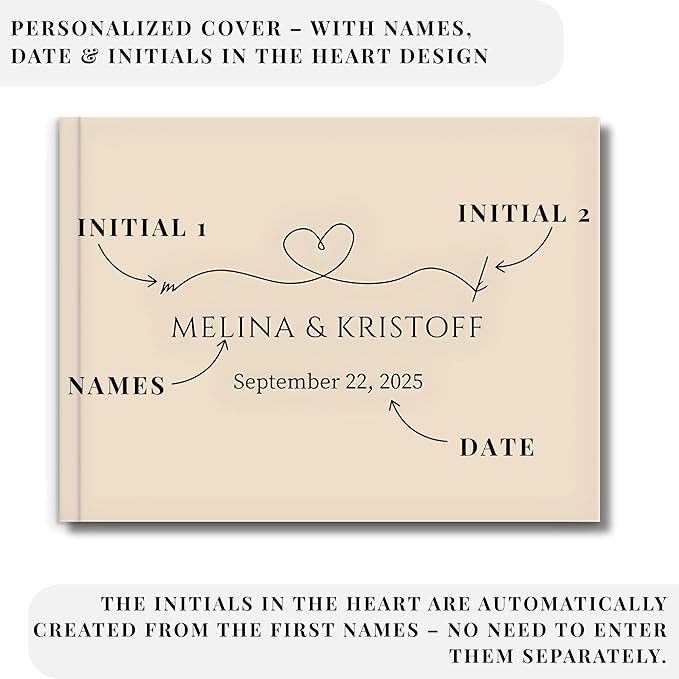 Wedding Guest Book – Personalized Polaroid Guest Book - Image 2