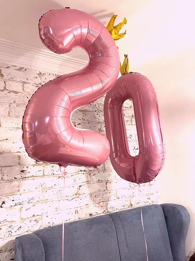 Pink Crown 40 Inch 0 Number Balloons, 0 Decorations - Image 5