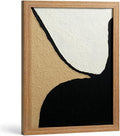 VIYYIEA Framed 3D Textured Wall Art, Handmade Paper Artwork, Modern Minimalist by VIYYIEAART