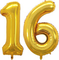 GOER Number 16 Balloons for 16th Birthday Sweet 16 Party Decorations, 42 Inch by GOER