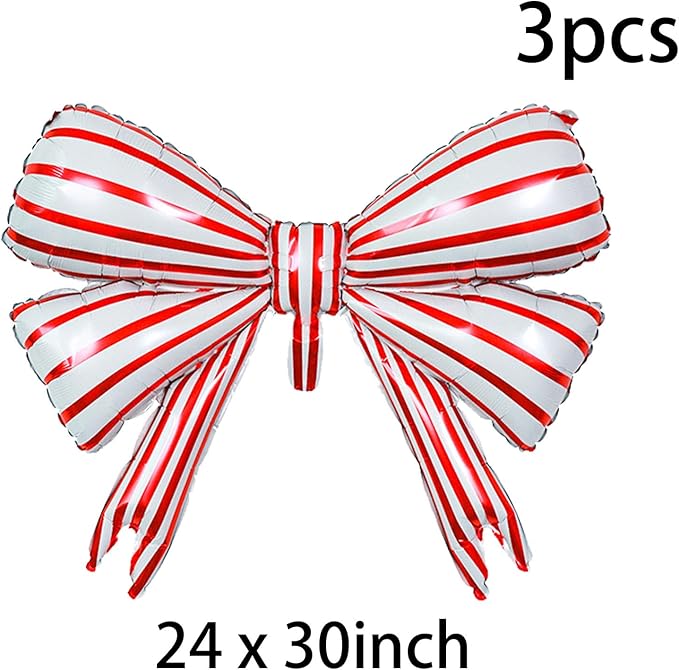 36 Inches Bow Foil Balloon Huge Bowtie Pink Balloon - Image 2