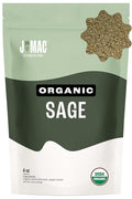 J Mac Botanicals, Organic Rubbed Sage, Certified USDA Organic, Dried Rubbed by JMACBOTANICALS