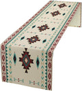 Aztec Table Runner Southwestern Native Vintage Geometric Pattern Table Runner by ICMOLYYENLO