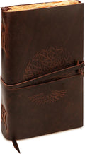 LUXEORIA Tree Of Life Leather Journal by Luxeoria