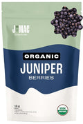 J MAC BOTANICALS, Organic Whole Juniper Berries, Certified USDA Organic by JMACBOTANICALS