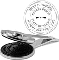 MaxMark Insert Only for Notary Seal Round Desk Embosser for Kansas State by Maxmark