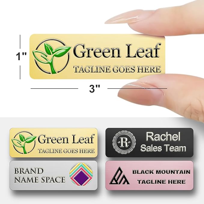 Custom ID Name Tag Badges Identification Personalized - Image 4