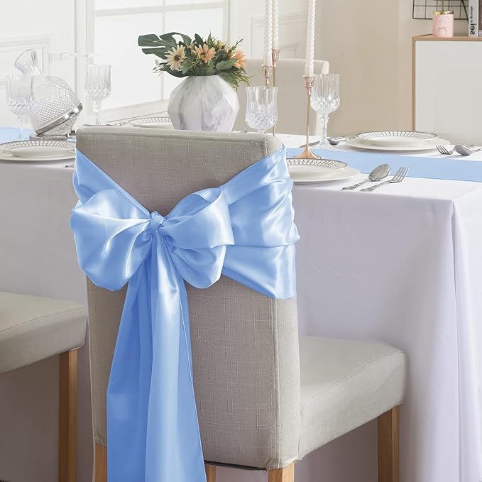 12Pack Table Runner 12 x 108 Inches Satin Silk Table Runner - Image 6