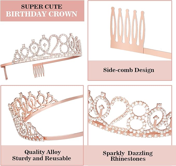 28th Birthday Decorations for Women - Image 4