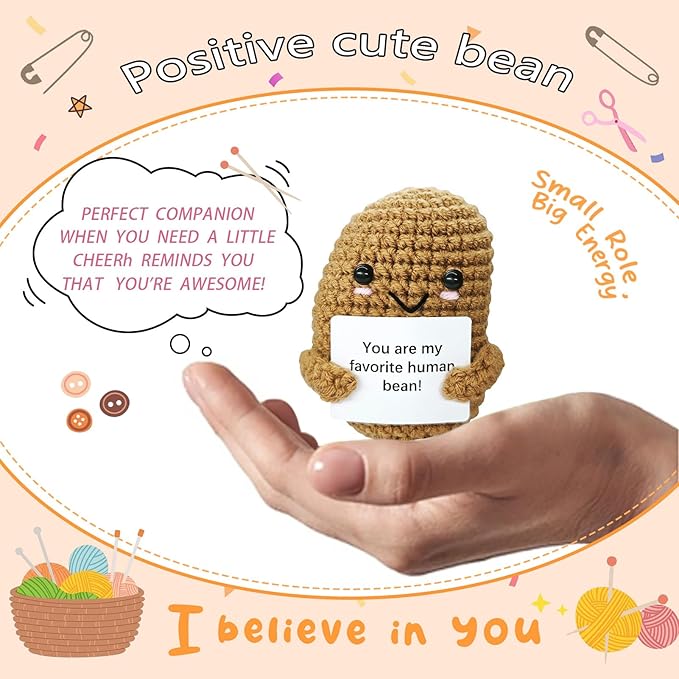 Funny Handmade Coffee Bean Gift-Unique Cute Presents - Image 3