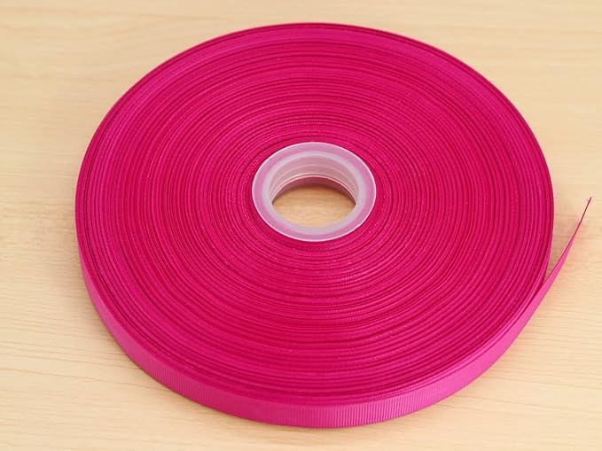 Jesep One Roll 100 Yards Soild Grosgrain Ribbon Boutique Gift Wrapping Package - Image 2