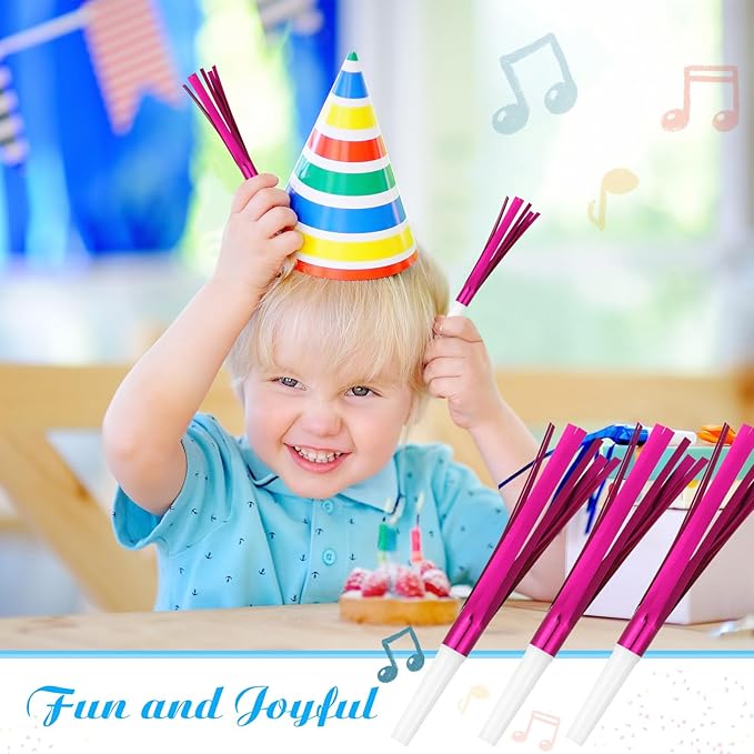 Metallic Fringed Noise Makers, for Noise Makers Party Favors, New Year Party - Image 4