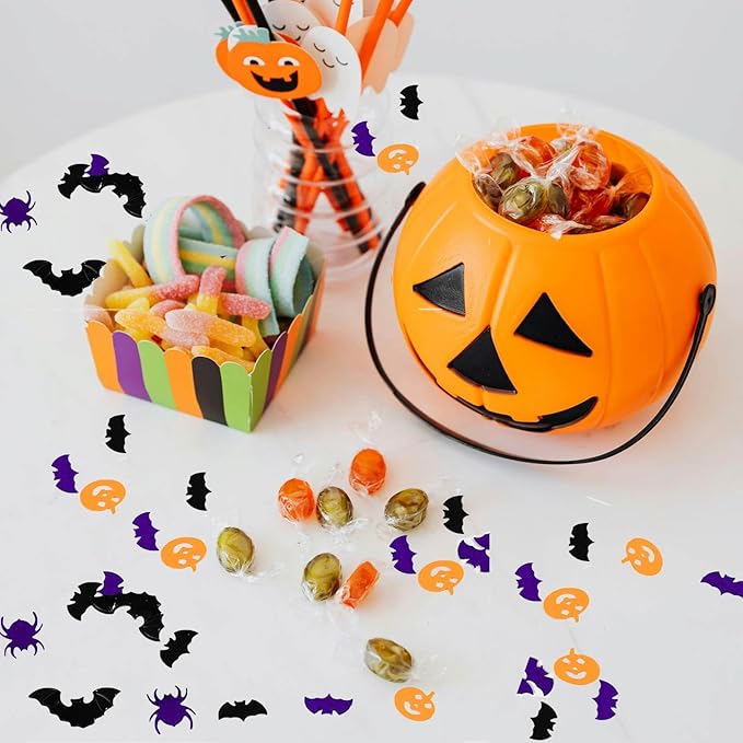 Halloween Confetti Glitter, Confetti Sprinkles Bats Spider Glitter Pumpkin - Image 5