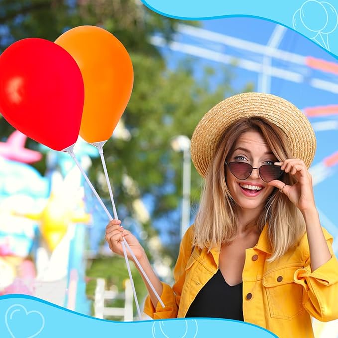 Balloon Sticks - 100Pcs Balloon Stick and Cup - Image 7