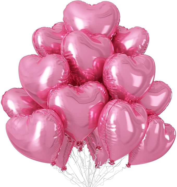 Pink Heart Balloons by Sowide