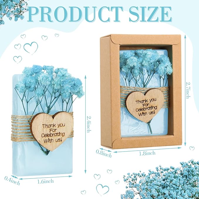 Demissle 30 Pcs Mini Scented Soap Wedding Party Favors Gifts Baby Shower Bridal - Image 2