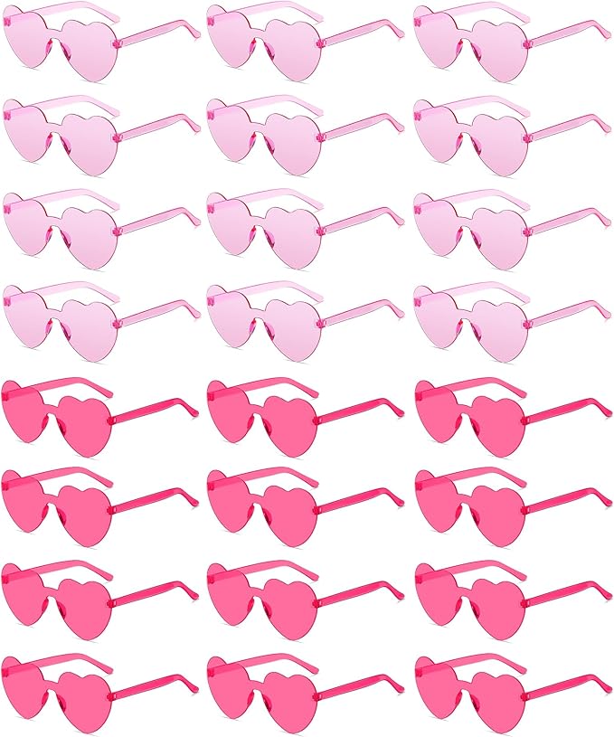 12/20/24 Pairs Heart Sunglasses by COLREA