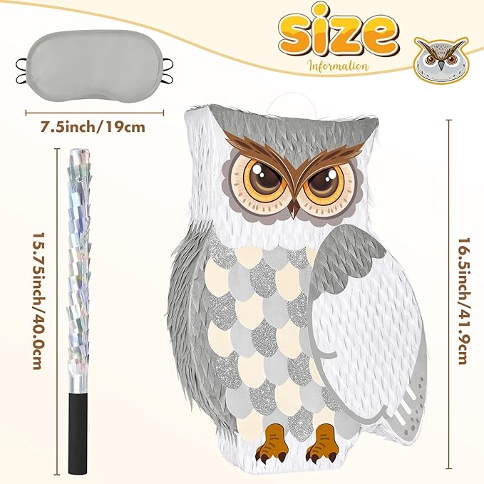 WERNNSAI Night Owl Piñata - Image 3