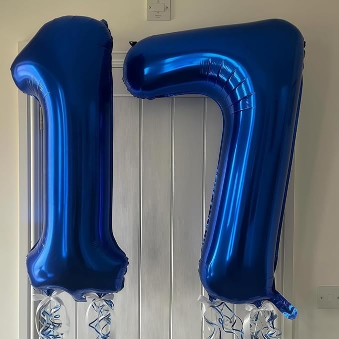 Navy Blue 3 Balloon Number, 40 Inch Number 3 Balloon Big Dark Blue 3 Foil Mylar - Image 7