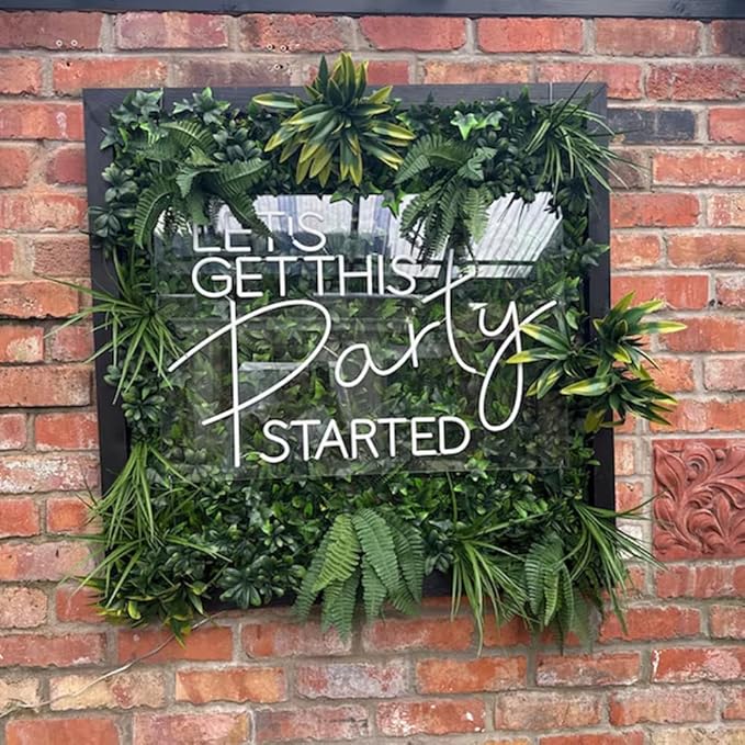 Let's Get This Party Started LED Neon Sign, Fall Home Bedroom Decor Neon Light - Image 3