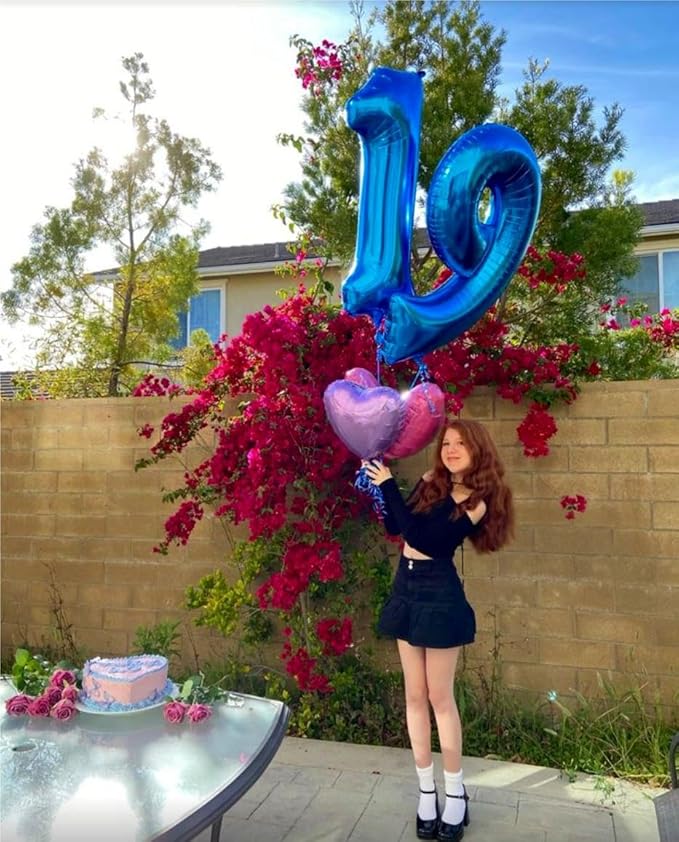 Navy blue Number 1 Balloon 40 inch, Number 1 Birthday Balloon - Image 5