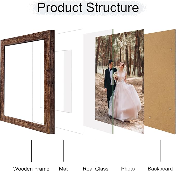 9x12 Picture Frame Set of 4 - Image 3