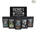 Bones Coffee Company NEW Favorite Flavors Sample Pack, Auto Drip and French by BonesCoffeeCompany