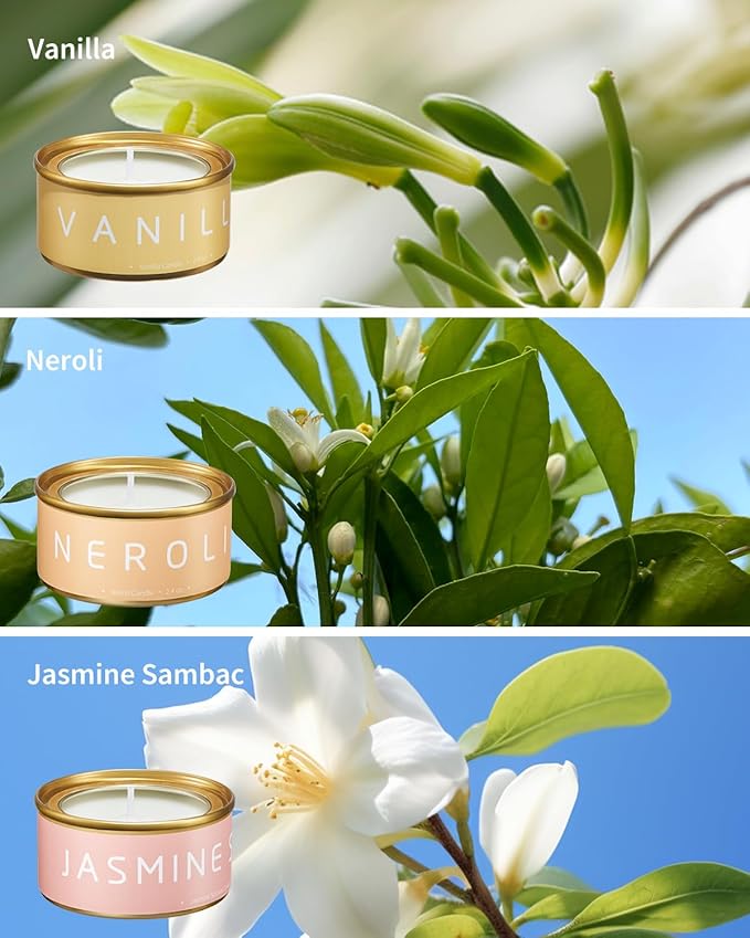 VTS Candles for Home Scented, 6 Pack Aromatherapy Candles, Candles Gift Set for - Image 4
