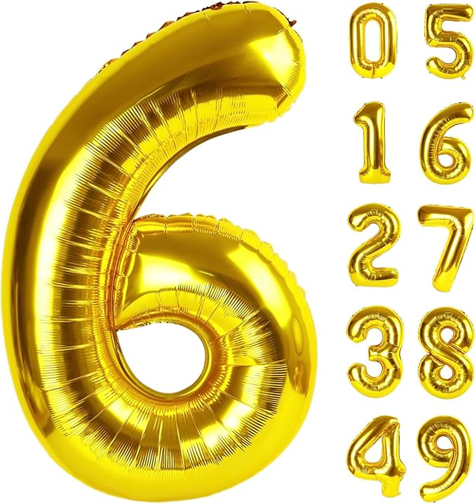 2026 number balloon golden by Upgesy