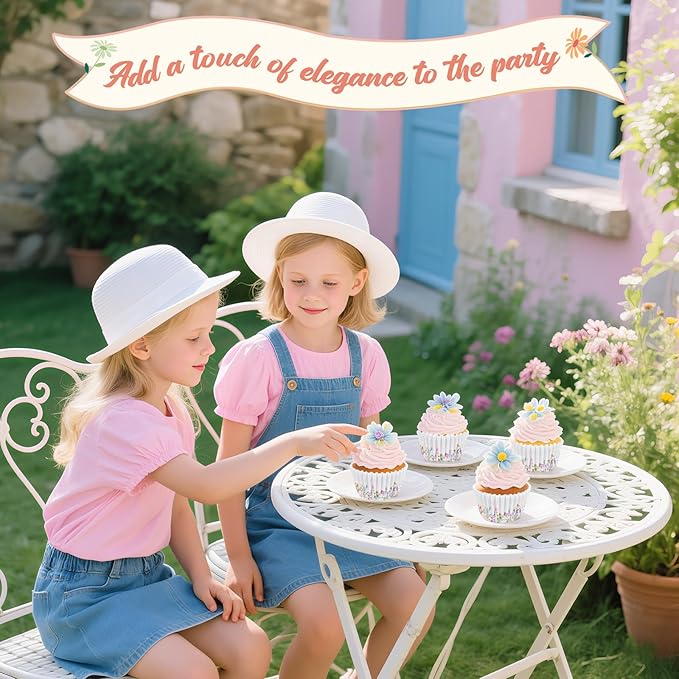 600 Count Elegant Wildflower Cupcake Liners - Image 4
