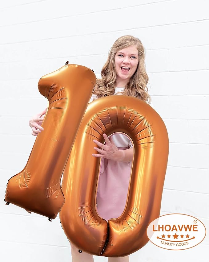 Number 15 Orange Balloons 40 Inch Giant Foil Helium - Image 4