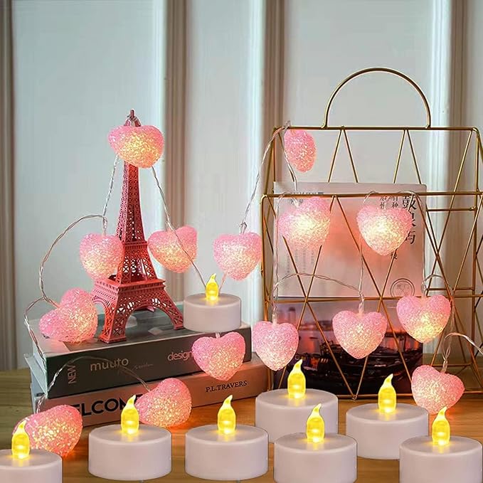 Tea Lights, Flickering WarmYellow, 200 Hours Battery-Powered Tea Light - Image 5