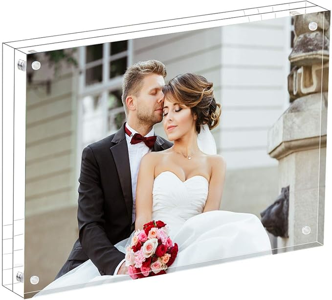 Magicool Premium Acrylic Photo Frame- Magnet Photo Frame -Double Sied Thick - Image 2