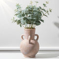 Beige Vintage Terracotta Ceramic Vase by SUREYUESI