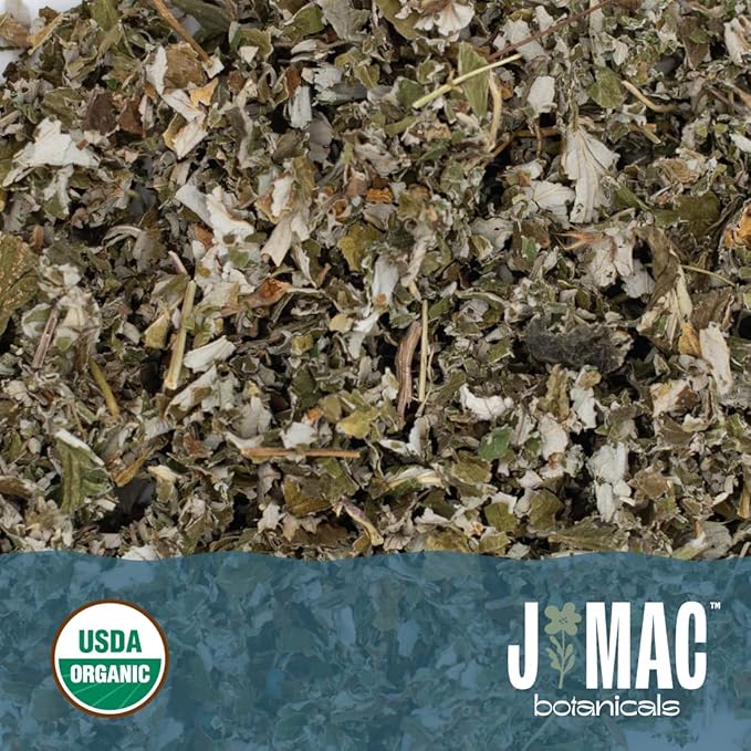 J Mac Botanicals, Organic Red Raspberry Leaf, Herbal tea cut & sifted dried leaf - Image 8