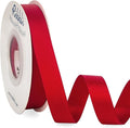 Ribbli Red Satin Ribbon 5/8 inch x Continuous 25 Yards, Double Faced Satin Use by Ribbli