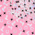 xo, Fetti Black + Iridescent Western Confetti by xoFetti