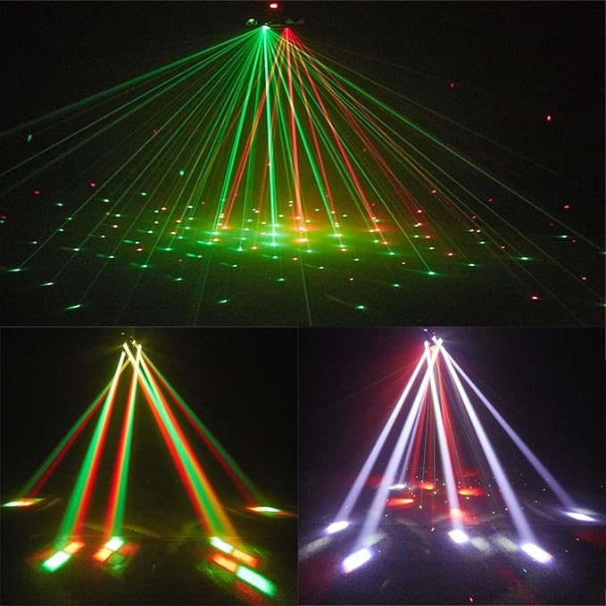 Moving Head Dj Lights for Parties, Stage Light 6-in-1 LED RGBW 6 Arms DJ Lights - Image 5